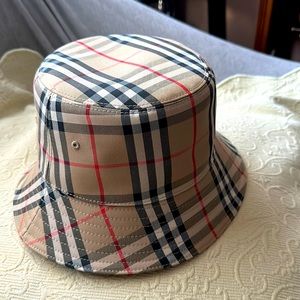 Vintage Check Technical Cotton Bucket Hat